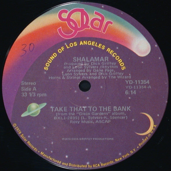 Shalamar Groovy Coaster - Take That To The Bank