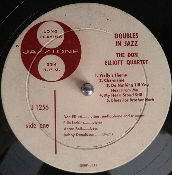 Don Elliott Quartet Groovy lp Coaster - Doubles In Jazz