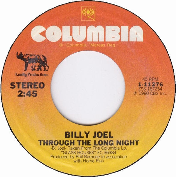 Billy Joel Groovy 45 Coaster - It's Still Rock And Roll To Me