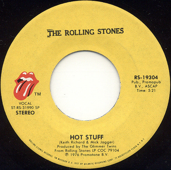 The Rolling Stones Groovy 45 Coaster - Hot Stuff