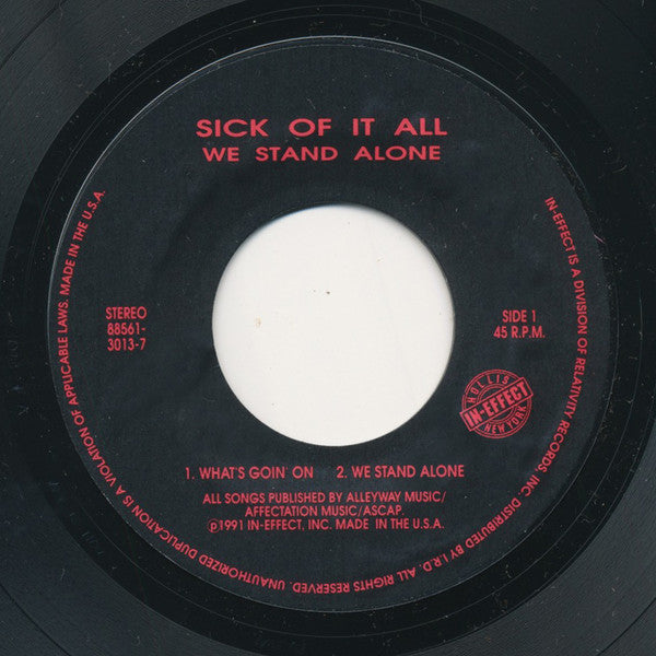 Sick Of It All Groovy Coaster - We Stand Alone
