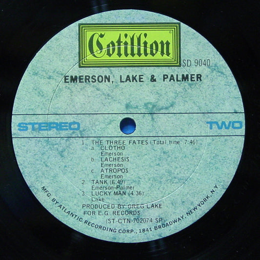 Emerson, Lake & Palmer Groovy Coaster - Emerson, Lake & Palmer (Side 2)