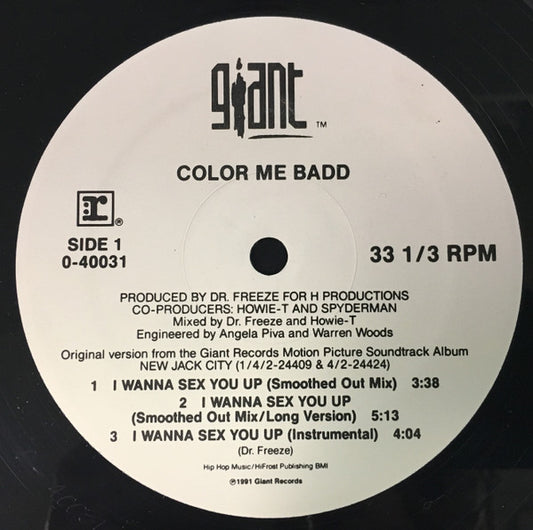 Color Me Badd Groovy Coaster - I Wanna Sex You Up