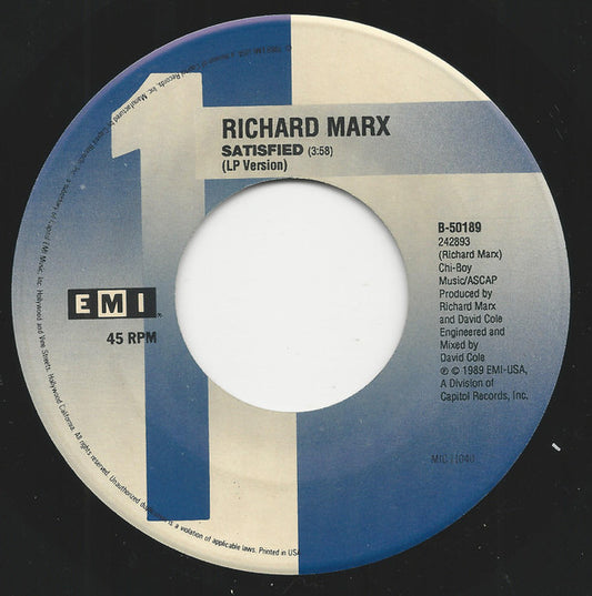 Richard Marx Groovy Coaster - Satisfied (Live)