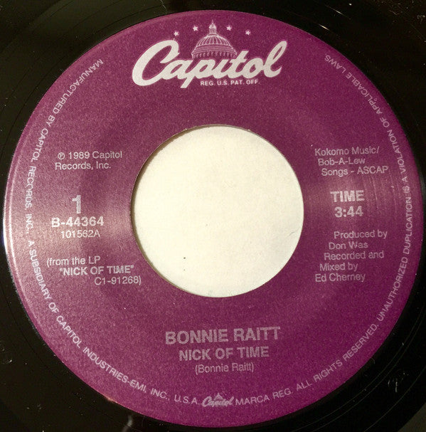 Bonnie Raitt Groovy Coaster - Nick Of Time