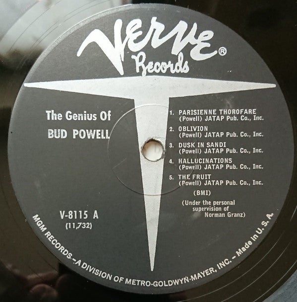 Bud Powell Groovy 45 Coaster - The Genius Of Bud Powell