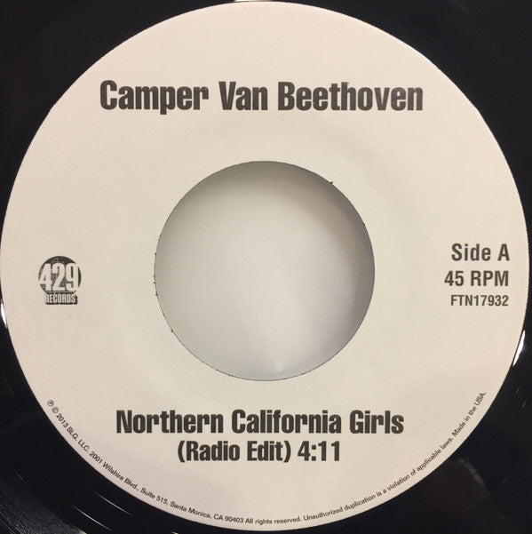 Camper Van Beethoven Groovy 45 Coaster - Northern California Girls (Radio Edit)