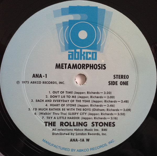 The Rolling Stones Groovy Coaster - Metamorphosis (Side 1)