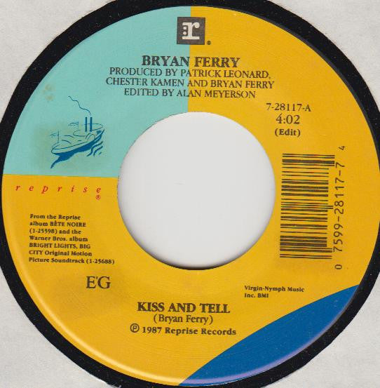 Bryan Ferry Groovy 45 Coaster - Kiss And Tell