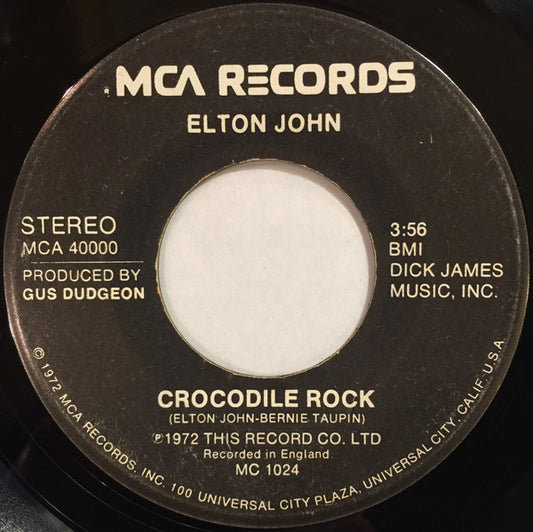 Elton John Groovy 45 Coaster - Crocodile Rock