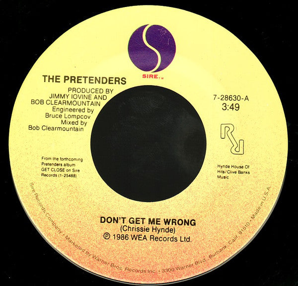 The Pretenders Groovy Coaster - Don't Get Me Wrong