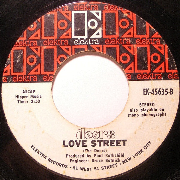 The Doors Groovy 45 Coaster - Love Street