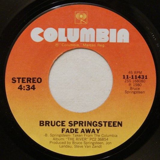 Bruce Springsteen Groovy 45 Coaster - Fade Away