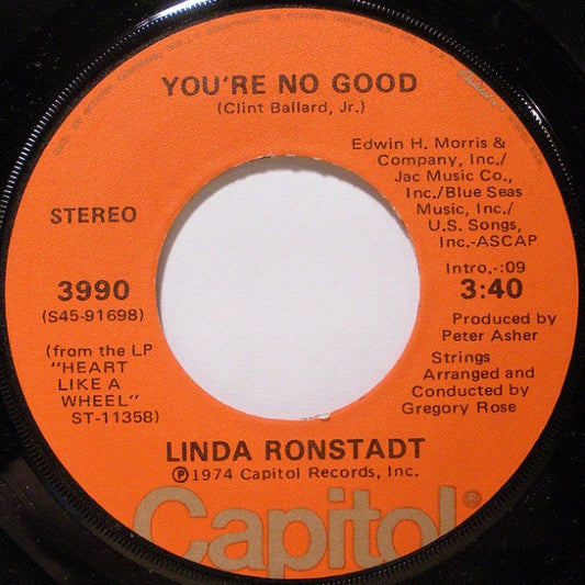 Linda Ronstadt Groovy Coaster - You're No Good