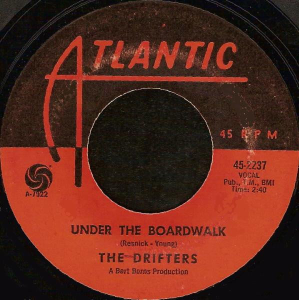 The Drifters Groovy 45 Coaster - Under The Boardwalk