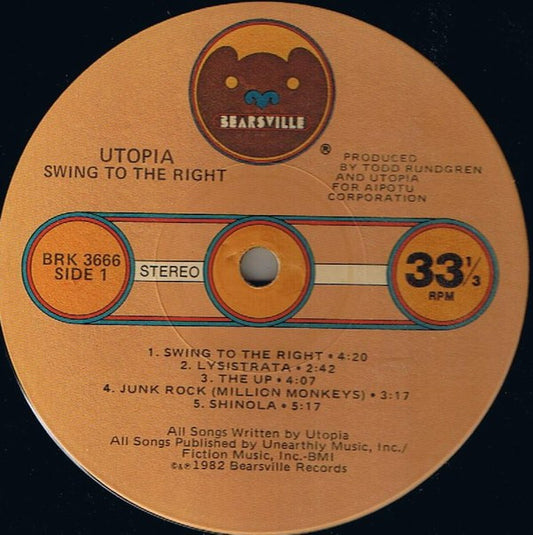 Utopia Groovy Coaster - Swing To The Right (Side 1)