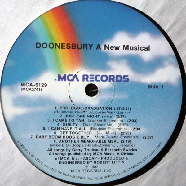 Various Groovy lp Coaster - Doonesbury A New Musical