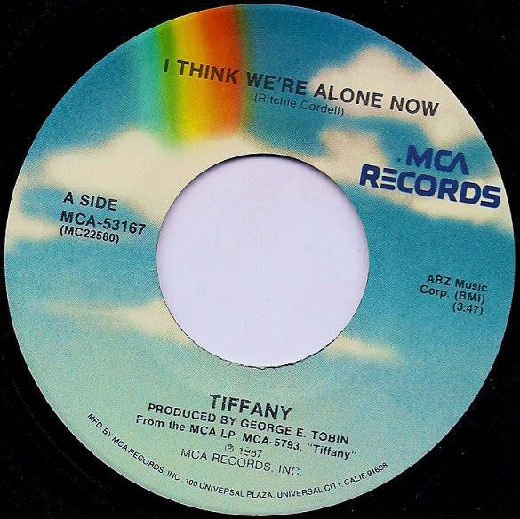 Tiffany Groovy 45 Coaster - I Think We're Alone Now