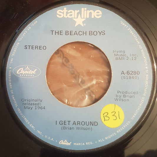 The Beach Boys Groovy 45 Coaster - I Get Around