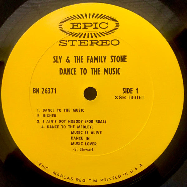 Sly & The Family Stone Groovy 45 Coaster - Dance To The Music