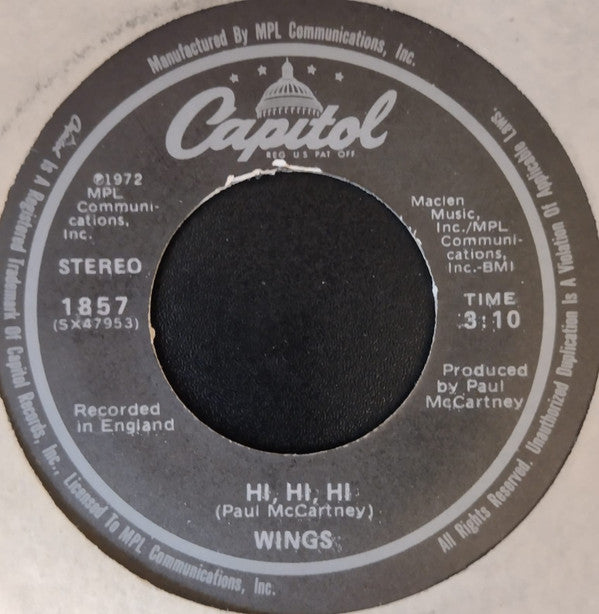 Wings Groovy Coaster - Hi, Hi, Hi / C Moon