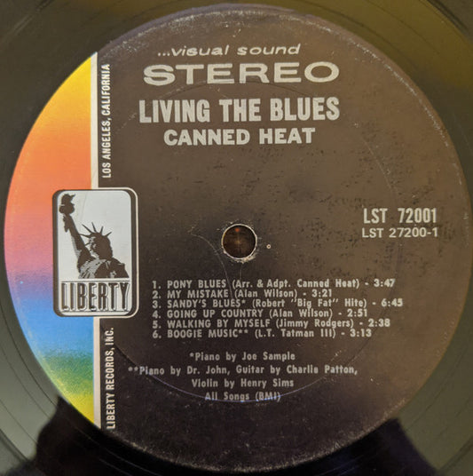 Canned Heat Groovy Coaster - Living The Blues (Side 1)