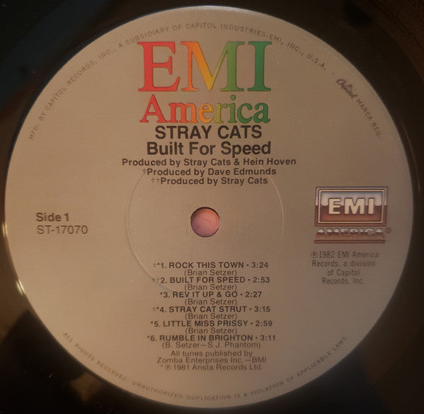 Stray Cats Groovy Coaster - Built For Speed