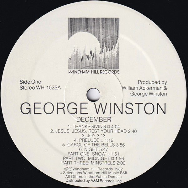 George Winston Groovy lp Coaster - December