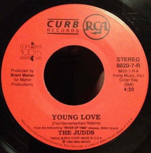 The Judds Groovy 45 Coaster - Young Love