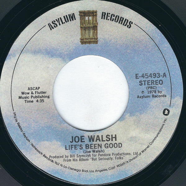 Joe Walsh Groovy 45 Coaster - Life's Been Good