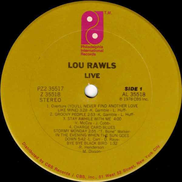 Lou Rawls Groovy Coaster - Live