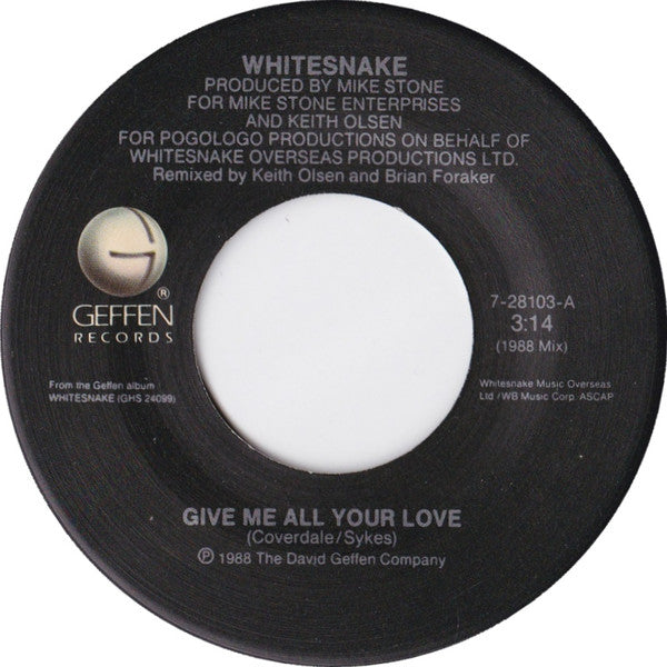 Whitesnake Groovy Coaster - Give Me All Your Love