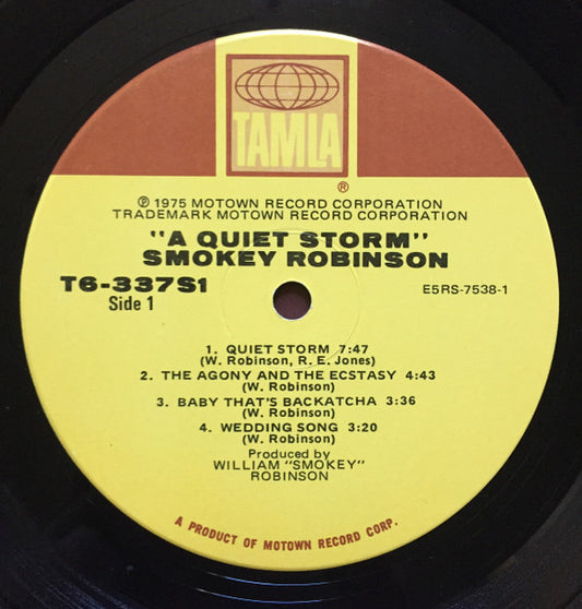 Smokey Robinson Groovy Coaster - A Quiet Storm