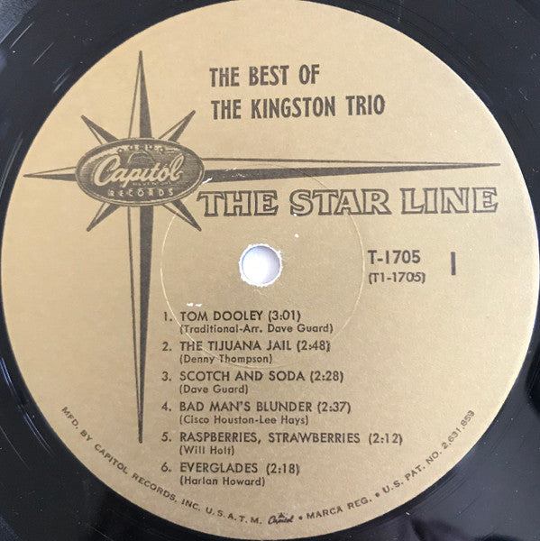 Kingston Trio Groovy Coaster - The Best Of The Kingston Trio (Side 1)