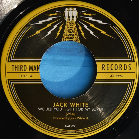 Jack White  Groovy 45 Coaster - Would You Fight For My Love?