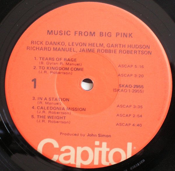 The Band Groovy Coaster - Music From Big Pink