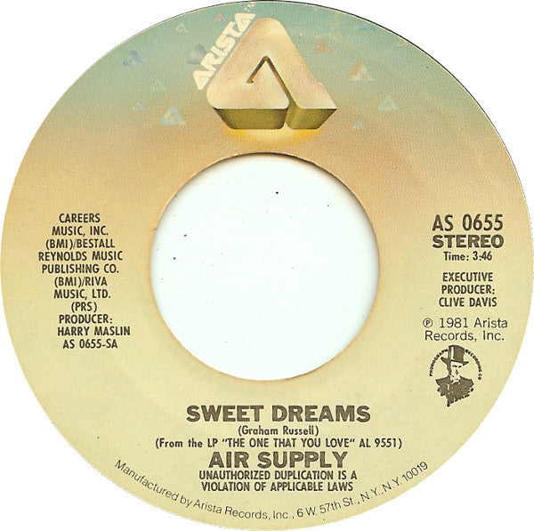 Air Supply Groovy Coaster - Sweet Dreams