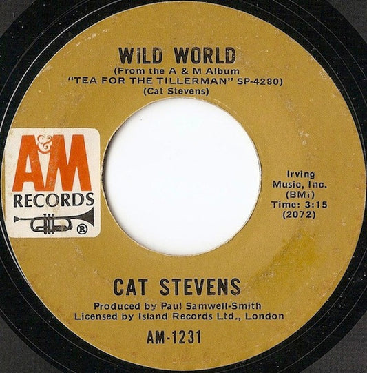 Cat Stevens Groovy 45 Coaster - Wild World