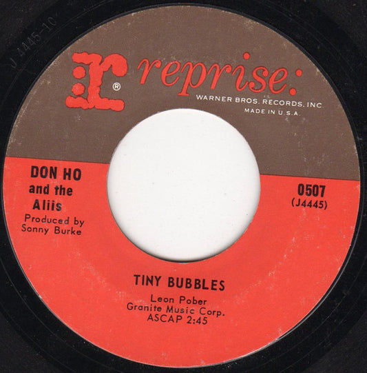 Don Ho Groovy 45 Coaster - Tiny Bubbles