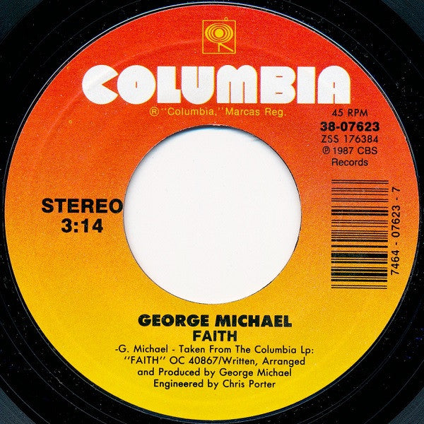 George Michael Groovy 45 Coaster - Faith