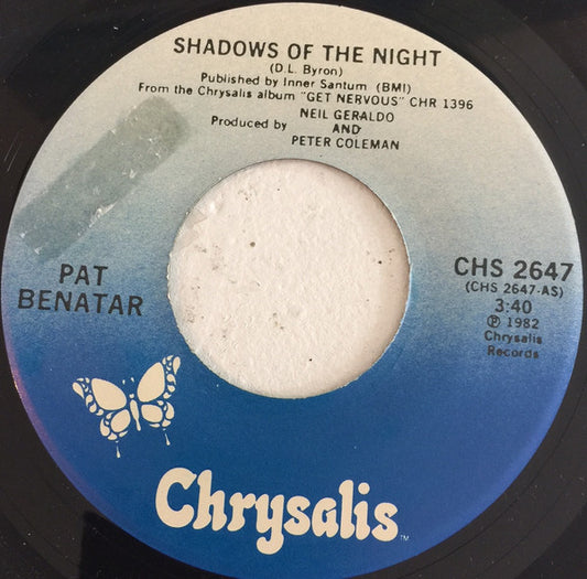 Pat Benatar Groovy 45 Coaster - Shadows Of The Night