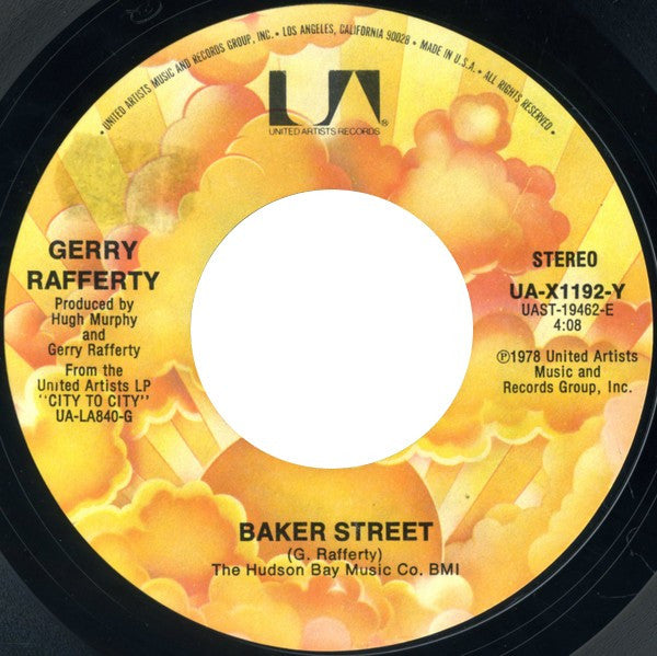 Gerry Rafferty Groovy 45 Coaster - Baker Street