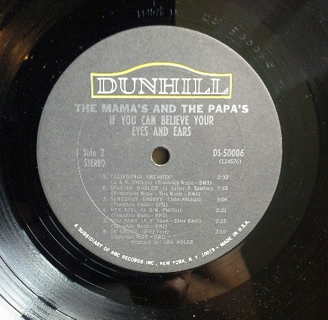 The Mamas & The Papas Groovy Coaster - If You Can Believe Your Eyes And Ears