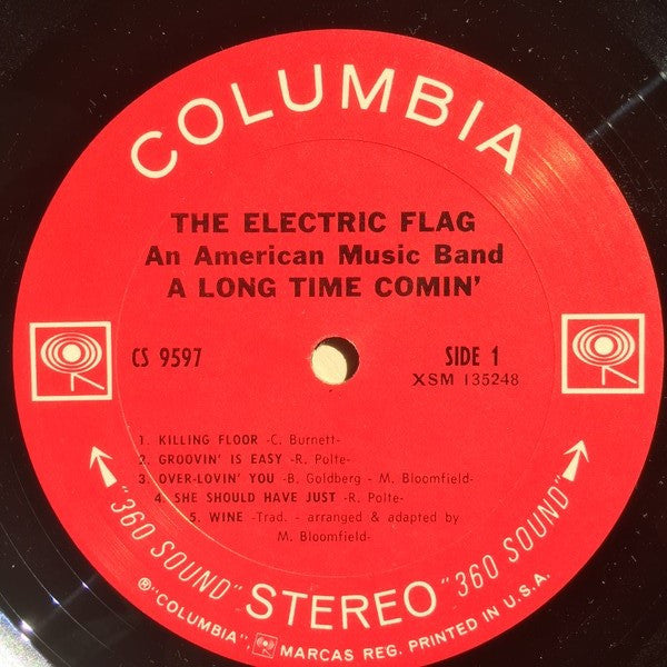 The Electric Flag Groovy lp Coaster - A Long Time Comin'