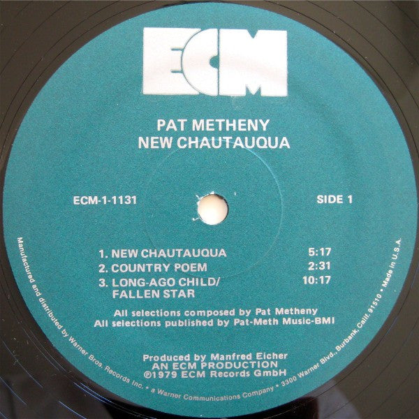 Pat Metheny Groovy Coaster - New Chautauqua (Side 1)