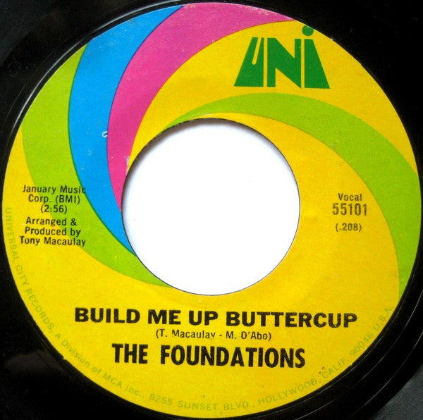 The Foundations Groovy Coaster - Build Me Up Buttercup / New Direction