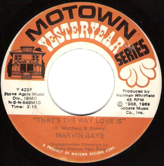 Marvin Gaye Groovy Coaster - Too Busy Thinking About My Baby / That's The Way Love Is