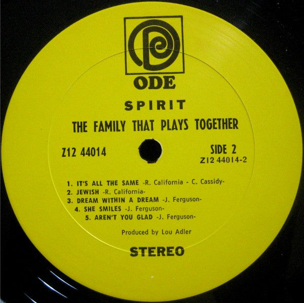 Spirit Groovy Coaster - The Family That Plays Together (Side 2)