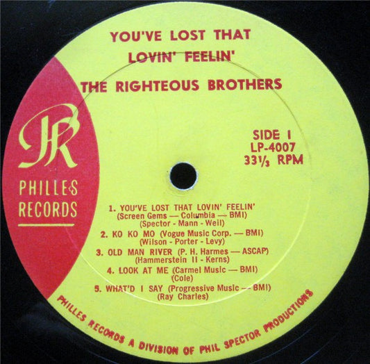 The Righteous Brothers Groovy Coaster - You've Lost That Lovin' Feelin'