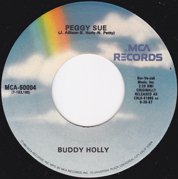 Buddy Holly Groovy 45 Coaster - Peggy Sue